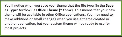 Custom Theme Notes Text